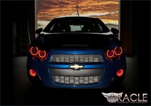 Chevrolet Sonic Headlight Halo Kit - ORACLE Lighting - LED, SMD - Blue - `12-`16